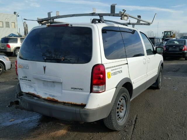 1GMDU23L16D215066 - 2006 PONTIAC MONTANA SV WHITE photo 4