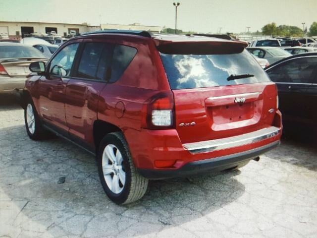 1C4NJDAB1HD197498 - 2017 JEEP COMPASS SP BURGUNDY photo 3