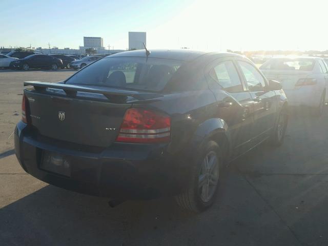 1B3LC56K98N567494 - 2008 DODGE AVENGER SX BLUE photo 4