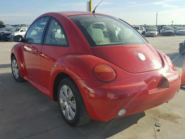 3VWBK31C65M405195 - 2005 VOLKSWAGEN NEW BEETLE 红色 照片 3