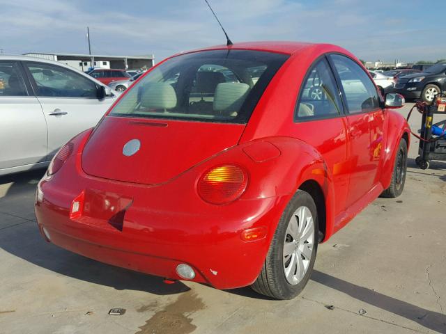 3VWBK31C65M405195 - 2005 VOLKSWAGEN NEW BEETLE 红色 照片 4
