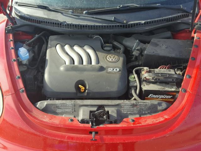 3VWBK31C65M405195 - 2005 VOLKSWAGEN NEW BEETLE 红色 照片 7
