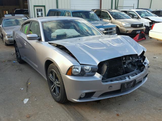 2C3CDXJG7EH335057 - 2014 DODGE CHARGER SILVER photo 1