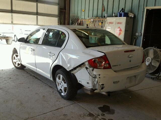 1G1AL58F687171039 - 2008 CHEVROLET COBALT LT WHITE photo 3