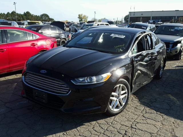 3FA6P0H71GR352074 - 2016 FORD FUSION SE BLACK photo 2