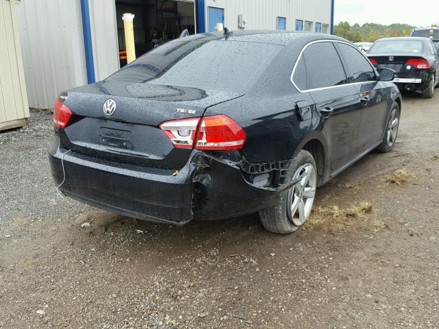 1VWBT7A34EC067026 - 2014 VOLKSWAGEN PASSAT SE BLACK photo 4