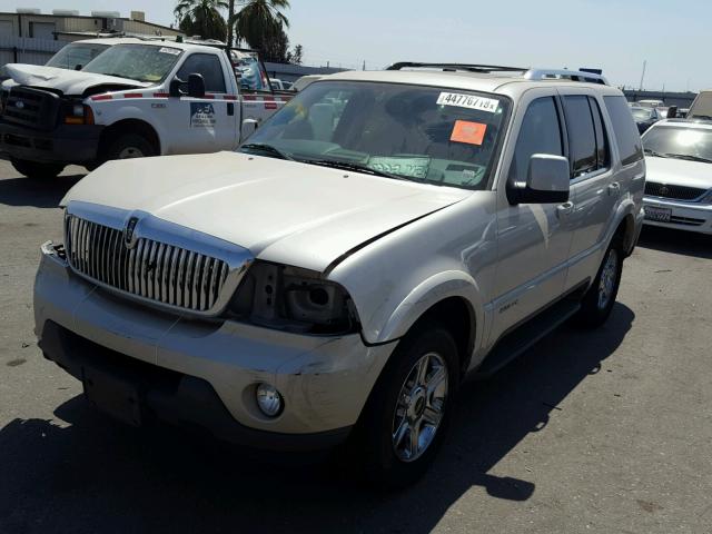 5LMEU68H85ZJ21667 - 2005 LINCOLN AVIATOR CREAM photo 2