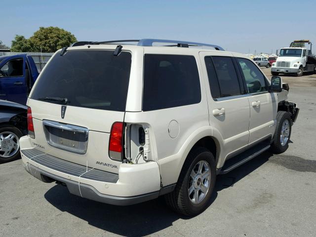 5LMEU68H85ZJ21667 - 2005 LINCOLN AVIATOR CREAM photo 4