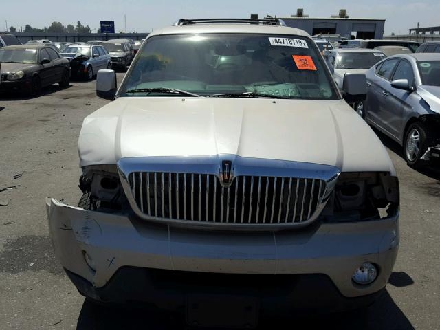 5LMEU68H85ZJ21667 - 2005 LINCOLN AVIATOR 奶油色 照片 9