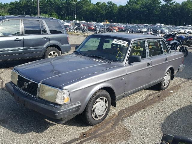 YV1AS880XN1463065 - 1992 VOLVO 240 BASE GRAY photo 2