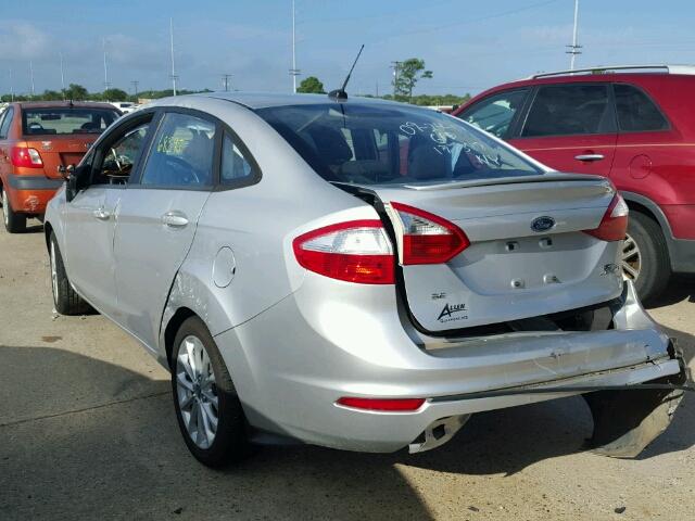 3FADP4BJ9EM116947 - 2014 FORD FIESTA SE SILVER photo 3