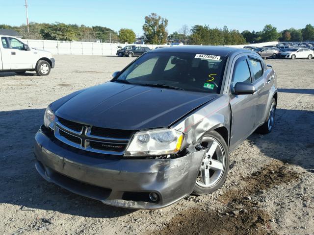 1C3CDZEG7CN253081 - 2012 DODGE AVENGER SX SILVER photo 2