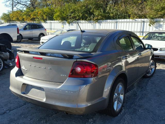 1C3CDZEG7CN253081 - 2012 DODGE AVENGER SX SILVER photo 4