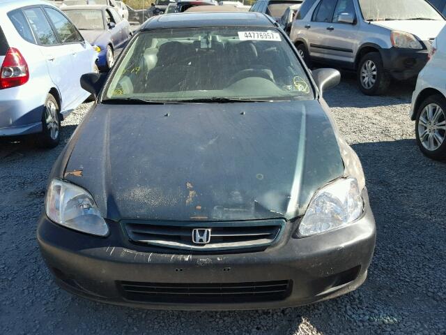 1HGEJ8248YL104894 - 2000 HONDA CIVIC EX მწვანე ფოტო 9