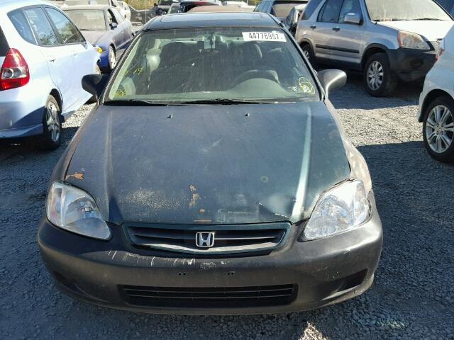 1HGEJ8248YL104894 - 2000 HONDA CIVIC EX GREEN photo 9