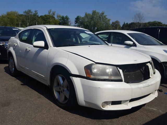 1B3LC76M58N163508 - 2008 DODGE AVENGER R/ WHITE photo 1