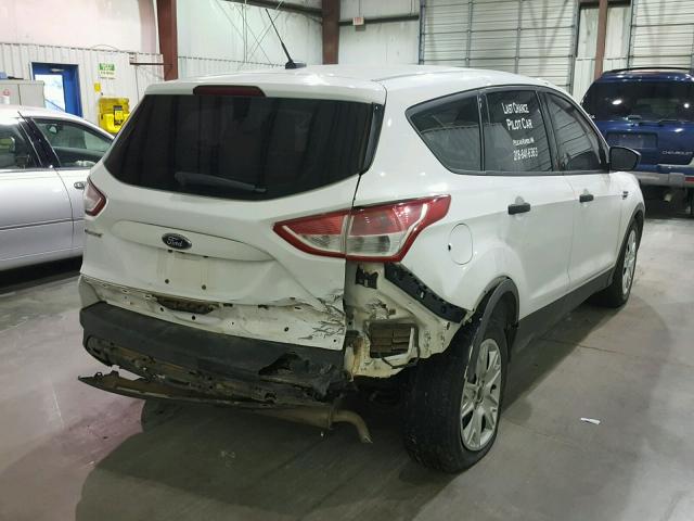 1FMCU0F79EUA45066 - 2014 FORD ESCAPE S WHITE photo 4