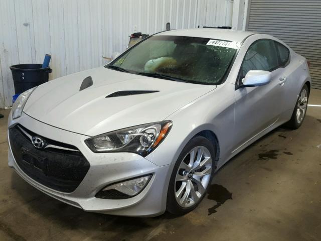 KMHHT6KD2EU121668 - 2014 HYUNDAI GENESIS CO GRAY photo 2