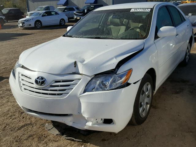 4T1BE46K07U589009 - 2007 TOYOTA CAMRY NEW WHITE photo 2