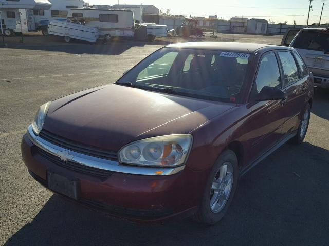 1G1ZT62825F128970 - 2005 CHEVROLET MALIBU MAX RED photo 2