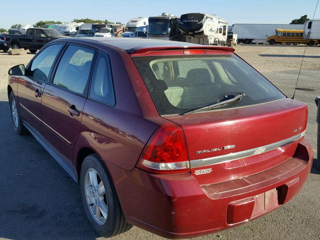 1G1ZT62825F128970 - 2005 CHEVROLET MALIBU MAX 红色 照片 3
