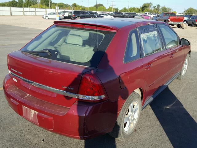 1G1ZT62825F128970 - 2005 CHEVROLET MALIBU MAX 红色 照片 4