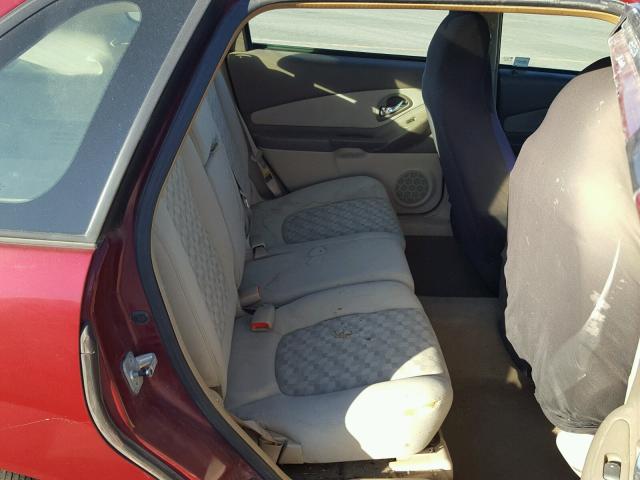 1G1ZT62825F128970 - 2005 CHEVROLET MALIBU MAX 红色 照片 6
