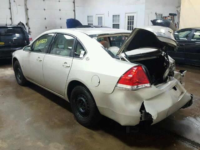 2G1WB58K389112812 - 2008 CHEVROLET IMPALA LS TAN photo 3