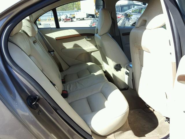 YV1AS982381065336 - 2008 VOLVO S80 3.2 BROWN photo 6