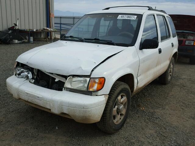 KNDJA7233Y5635858 - 2000 KIA SPORTAGE WHITE photo 2