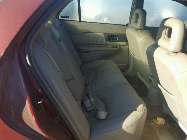 2G4WB55K0Y1321723 - 2000 BUICK REGAL LS BURGUNDY photo 6