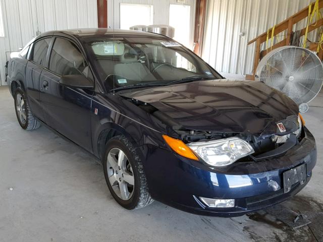 1G8AW18F97Z112944 - 2007 SATURN ION LEVEL BLUE photo 1
