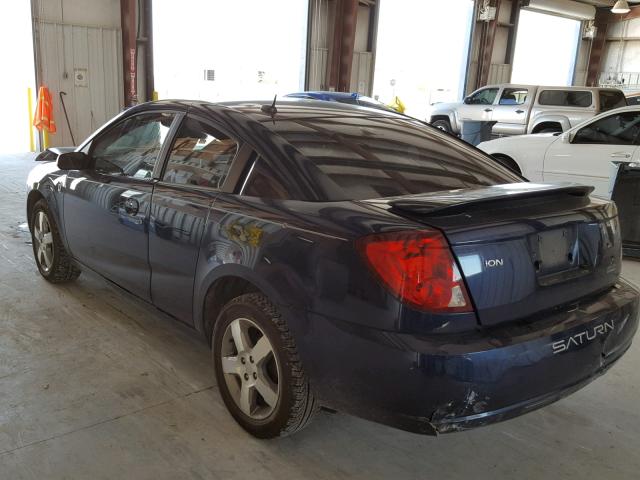 1G8AW18F97Z112944 - 2007 SATURN ION LEVEL BLUE photo 3
