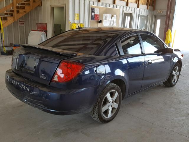 1G8AW18F97Z112944 - 2007 SATURN ION LEVEL BLUE photo 4