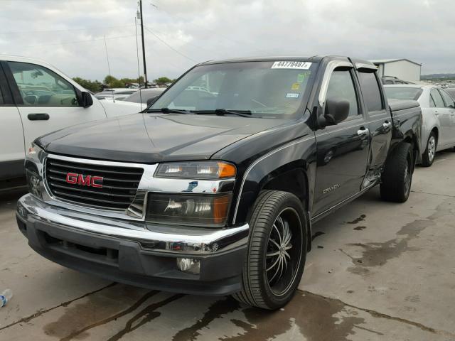 1GTCS136848104403 - 2004 GMC CANYON BLACK photo 2