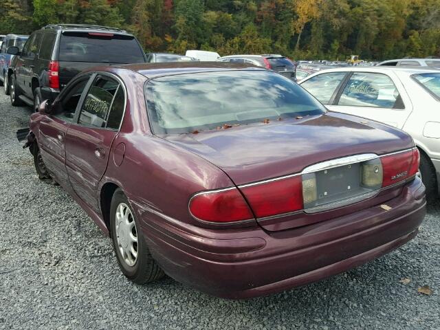 1G4HP52K944117273 - 2004 BUICK LESABRE CU BURGUNDY photo 3