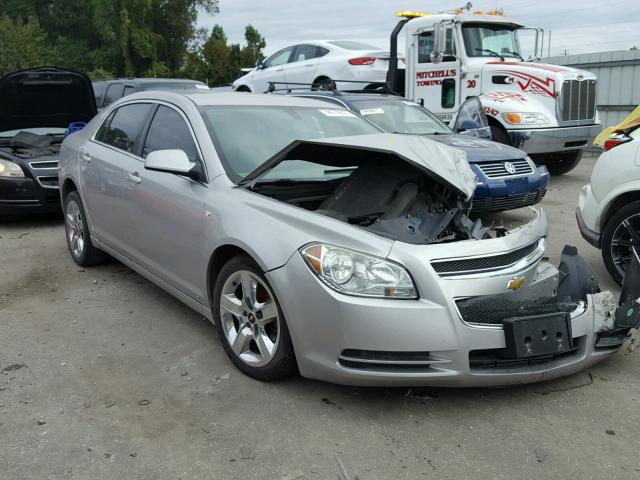 1G1ZH57B48F198328 - 2008 CHEVROLET MALIBU 1LT SILVER photo 1