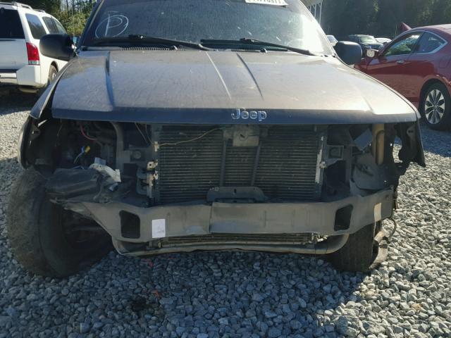 1J4G248S8YC378965 - 2000 JEEP GRAND CHER GRAY photo 9