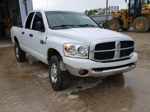 3D7KS28A58G126170 - 2008 DODGE RAM 2500 S WHITE photo 1