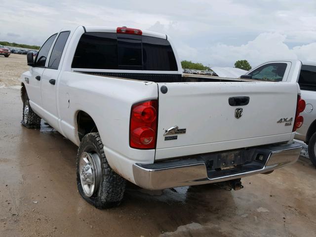 3D7KS28A58G126170 - 2008 DODGE RAM 2500 S Սպիտակ լուսանկար 3
