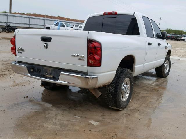 3D7KS28A58G126170 - 2008 DODGE RAM 2500 S Սպիտակ լուսանկար 4