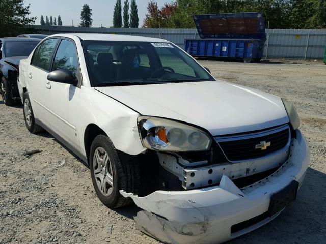 1G1ZS57F17F266393 - 2007 CHEVROLET MALIBU LS Ақ фото 1