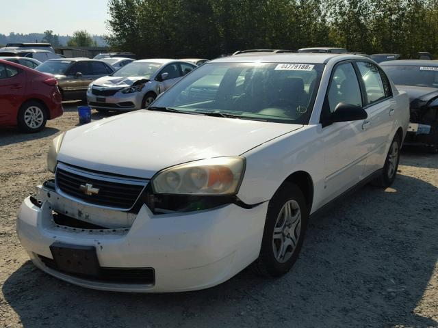 1G1ZS57F17F266393 - 2007 CHEVROLET MALIBU LS Ақ фото 2