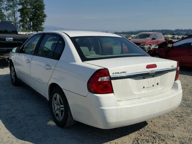 1G1ZS57F17F266393 - 2007 CHEVROLET MALIBU LS Ақ фото 3