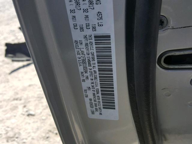 1J4NF1FB6BD183204 - 2011 JEEP COMPASS SP 银色 照片 10