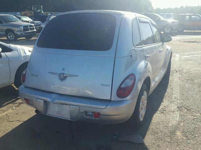 3A4FY58B07T631294 - 2007 CHRYSLER PT CRUISER SILVER photo 4