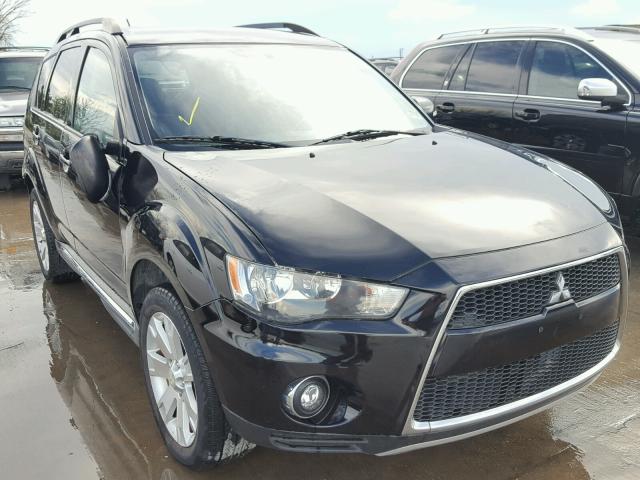 JA4AS3AW2BU033851 - 2011 MITSUBISHI OUTLANDER BLACK photo 1