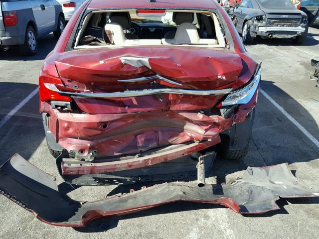 1C3CCBBB1CN170510 - 2012 CHRYSLER 200 TOURIN RED photo 9