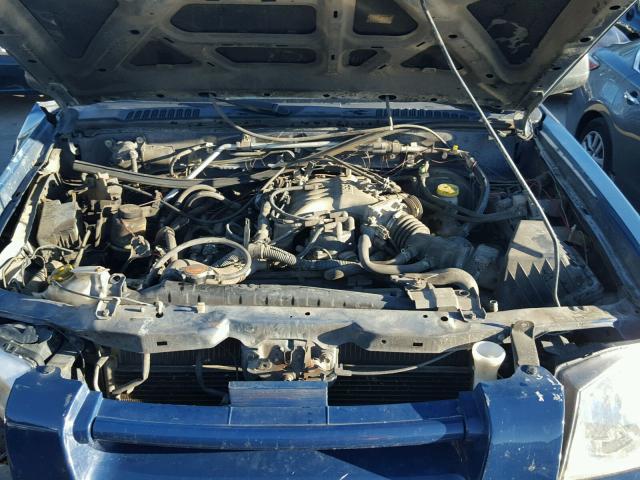 1N6ED27Y42C301418 - 2002 NISSAN FRONTIER BLUE photo 7