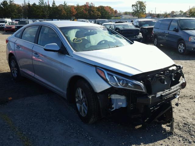 5NPE24AF9FH160223 - 2015 HYUNDAI SONATA SE SILVER photo 1